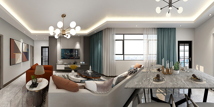 XBIYOU-宏仁裕苑魏宅-装修设计方案