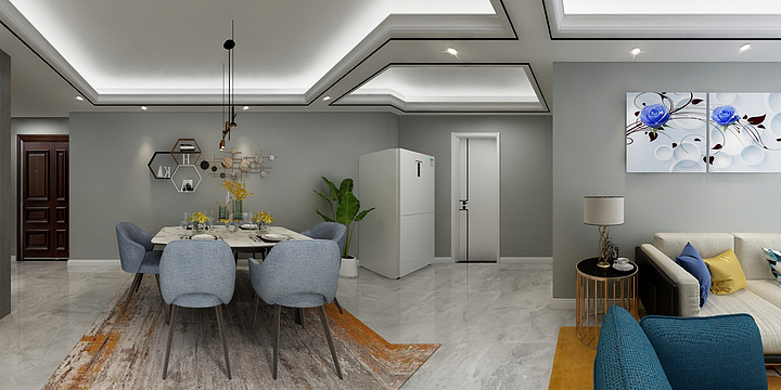 全景9-圣桦城11-1-2202北欧-装修设计方案