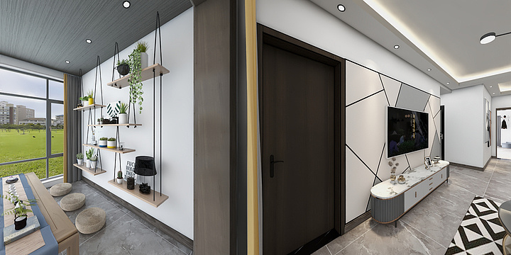 盼哒设计-天馨花苑-Model-装修设计方案