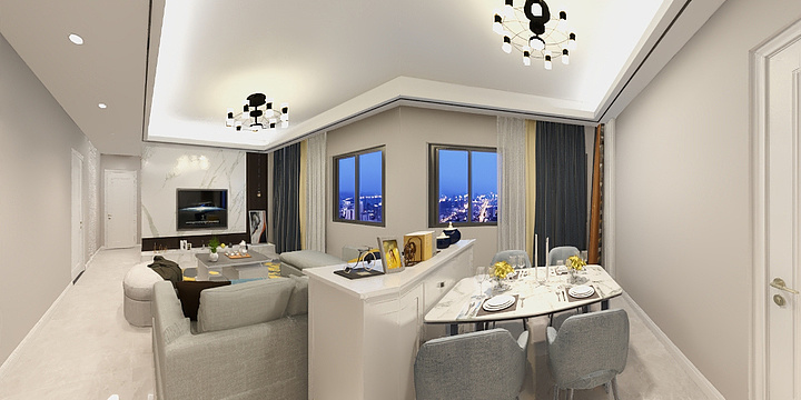 Hgaolei-瑞和园89.50㎡B户型3室2厅1卫-装修设计方案