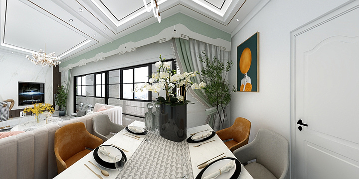 135****1622GPDF-瑞和园89.50㎡B户型3室2厅1卫-装修设计方案