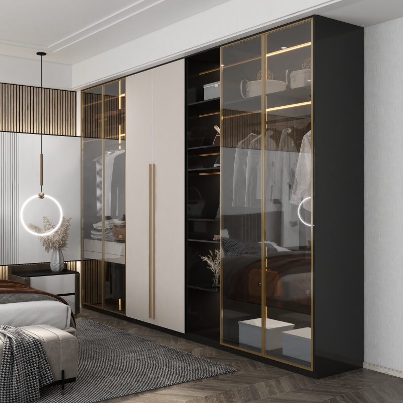 Modern Minimalist Bedroom with Gray Tone