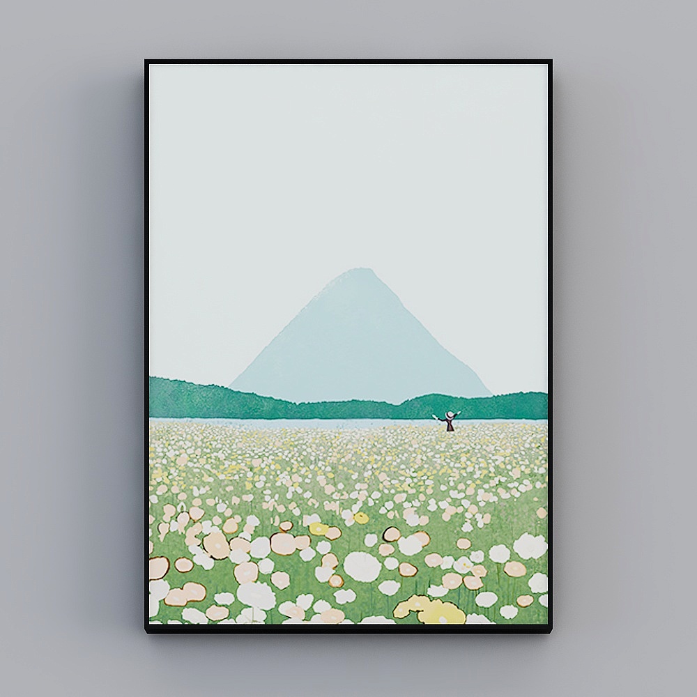 海龙红-北欧风-客厅卧室玄关装饰画-四季物语