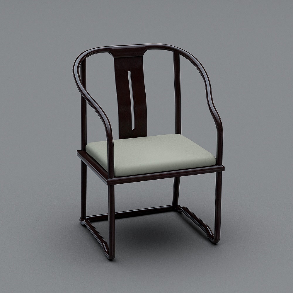 TS-SD-SY101书椅（白蜡木）3D模型