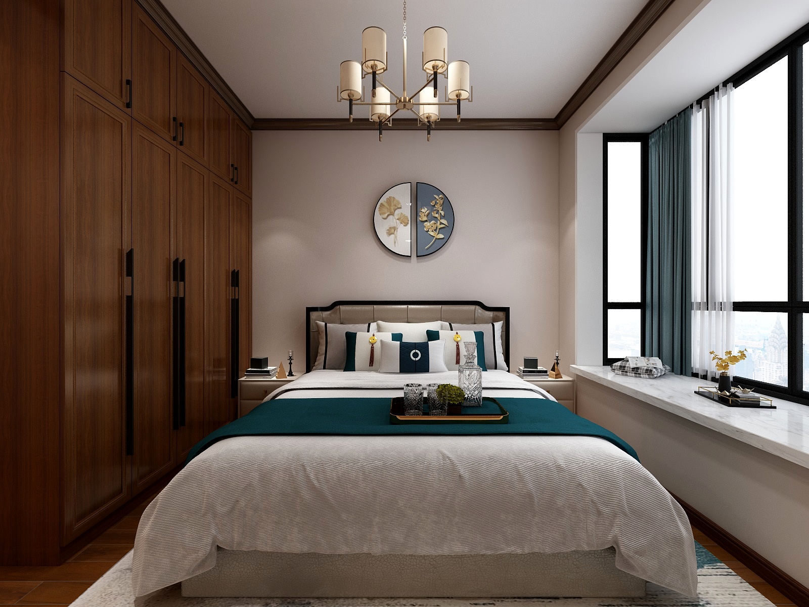 淘宝搜友诺设计-新中式风格装修效果图