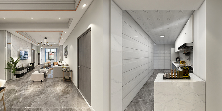 呼宇齐鸣-中伟4栋503-装修设计方案