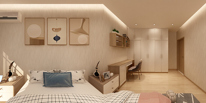 空间DESIGN-李总主卧-装修设计方案