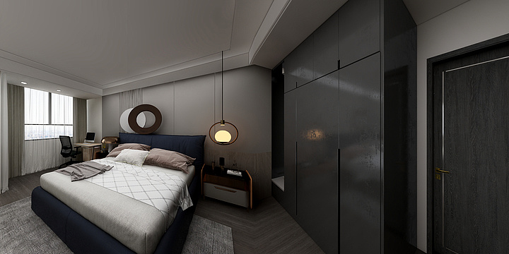 Neil丶nuo-一楼主卧-装修设计方案