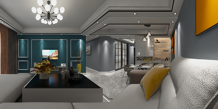 宁蒗高端标准化装修资深设计师沙健-彝水天城204-装修设计方案