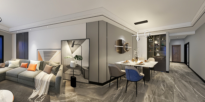 森诺设计-雁滩家园夏先生-装修设计方案