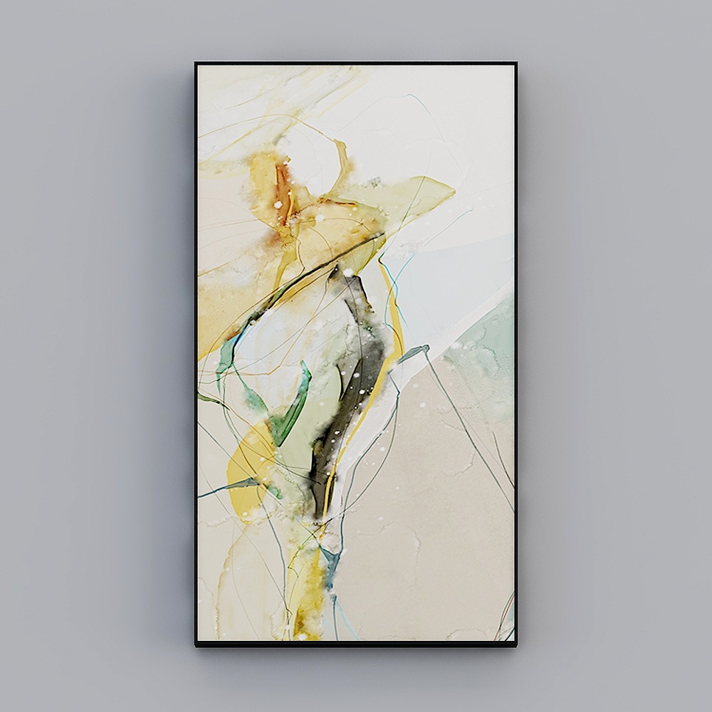 海龙红-现代风-玄关装饰画-抽象系