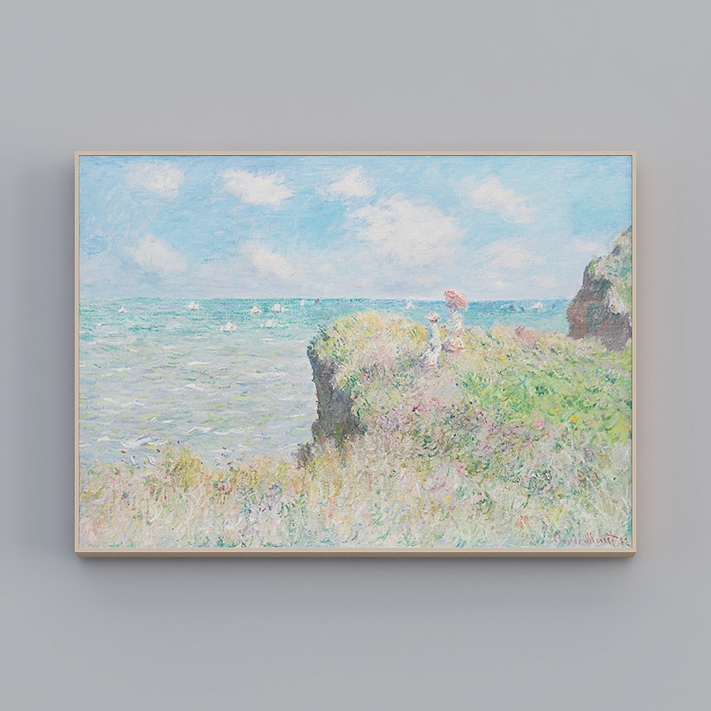 海龙红-现代风-客厅卧室餐厅玄关装饰画-莫奈系列