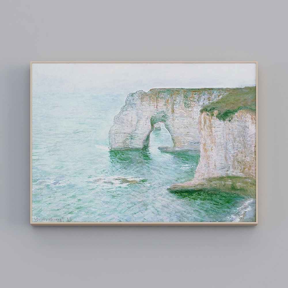 海龙红-现代风-客厅卧室餐厅玄关装饰画-莫奈系列3D模型