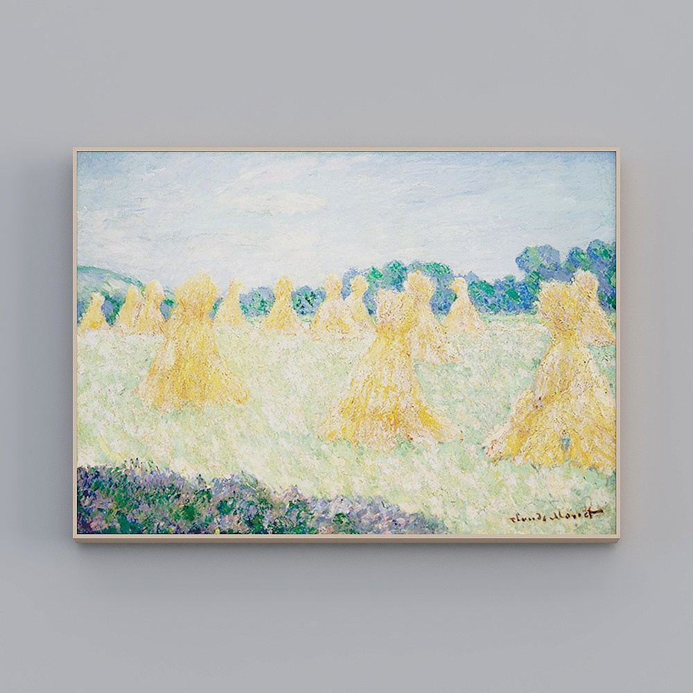 海龙红-现代风-客厅卧室餐厅玄关装饰画-莫奈系列3D模型