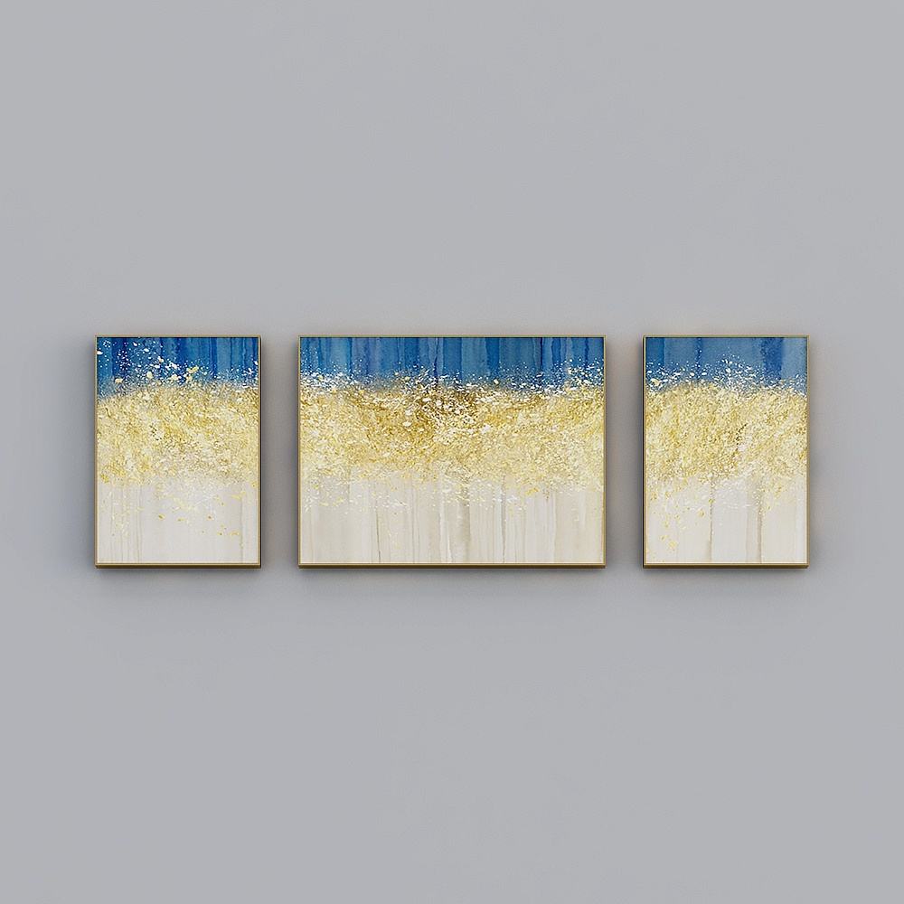 海龙红-现代风-客厅卧室餐厅挂画-弥金岁月