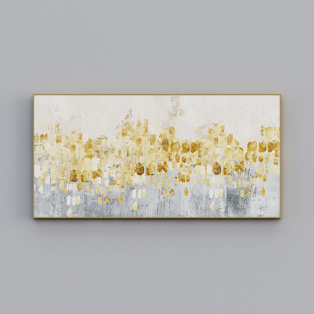 海龙红-现代风-客厅卧室餐厅挂画-弥金岁月