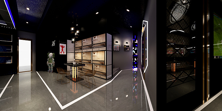 纪卫青-HIPSTER潮人电竞-装修设计方案