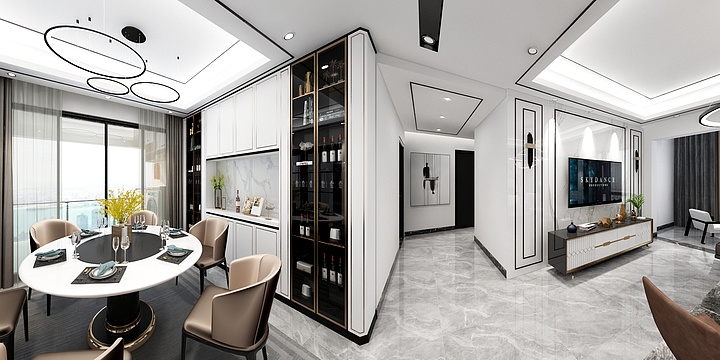 塵简设计-华廷悦府118-装修设计方案