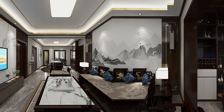 今生今世全屋整装-金科美湖湾香山-装修设计方案
