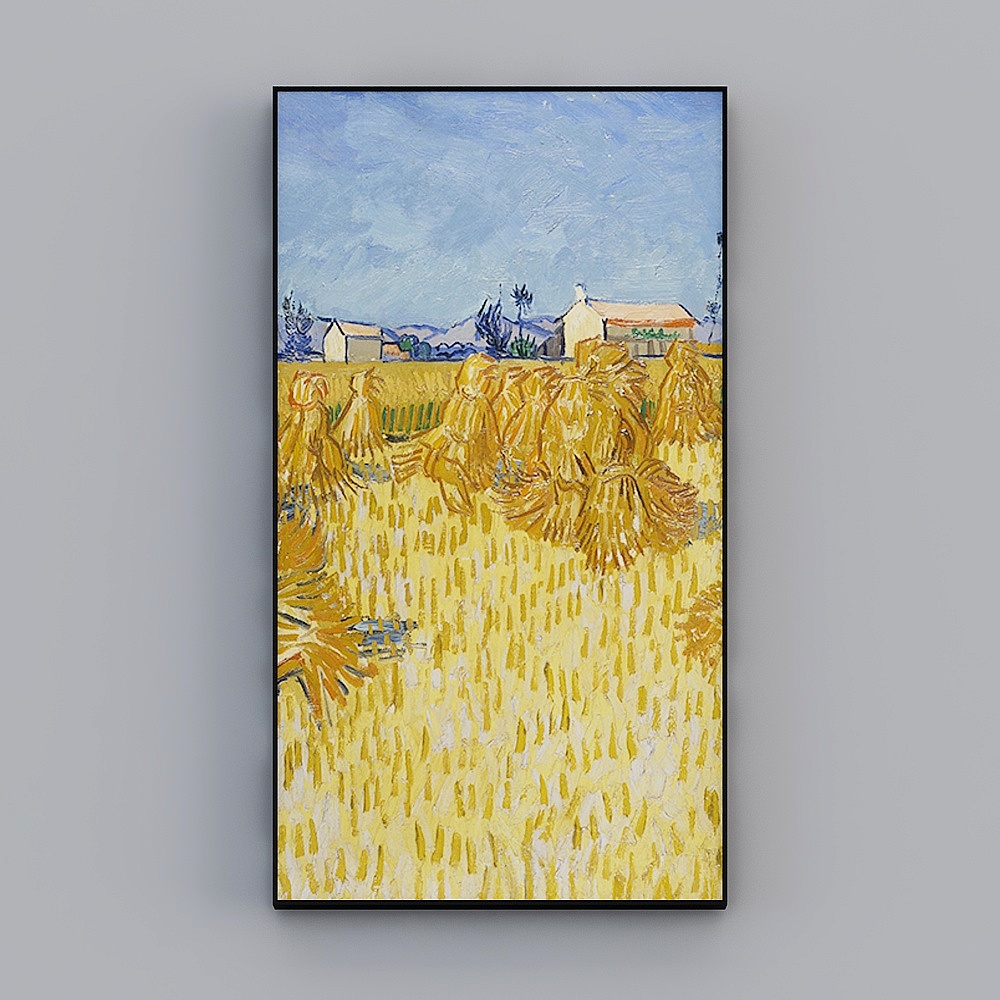 海龙红-现代风-客厅玄关装饰画-梵高名画