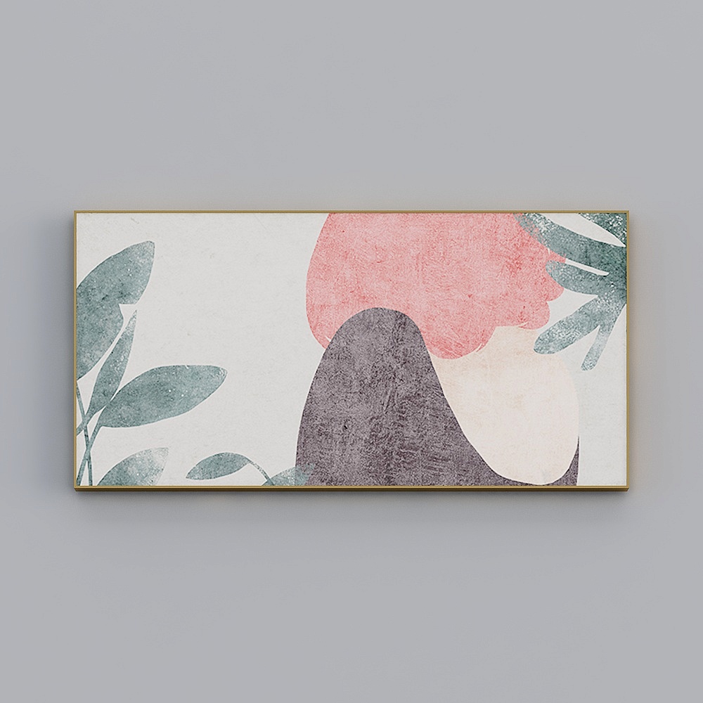 海龙红-现代风-客厅卧室装饰画-青春物语3D模型