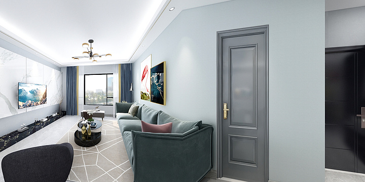 木槿肆寒-天山牧歌王女士雅居-装修设计方案