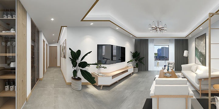 设计师顾森-锦苑阳光北欧-装修设计方案