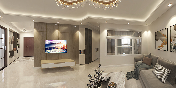 室内设计师杜-航天二院F户型-装修设计方案