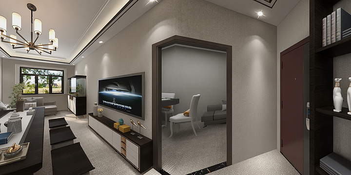 室内设计ZDQ-公路局会客室-装修设计方案