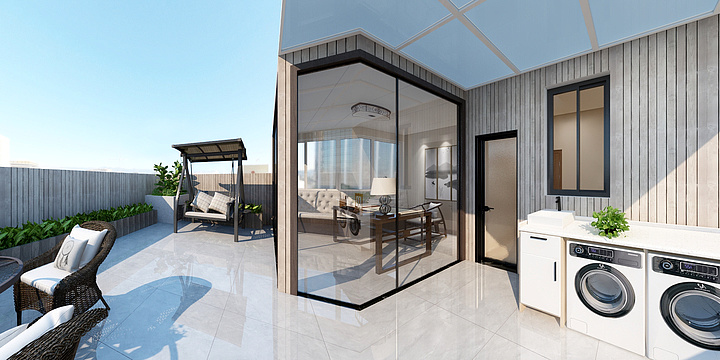 木易晓龙-紫荆学府二楼方案-设计杨晓龙-副本-装修设计方案