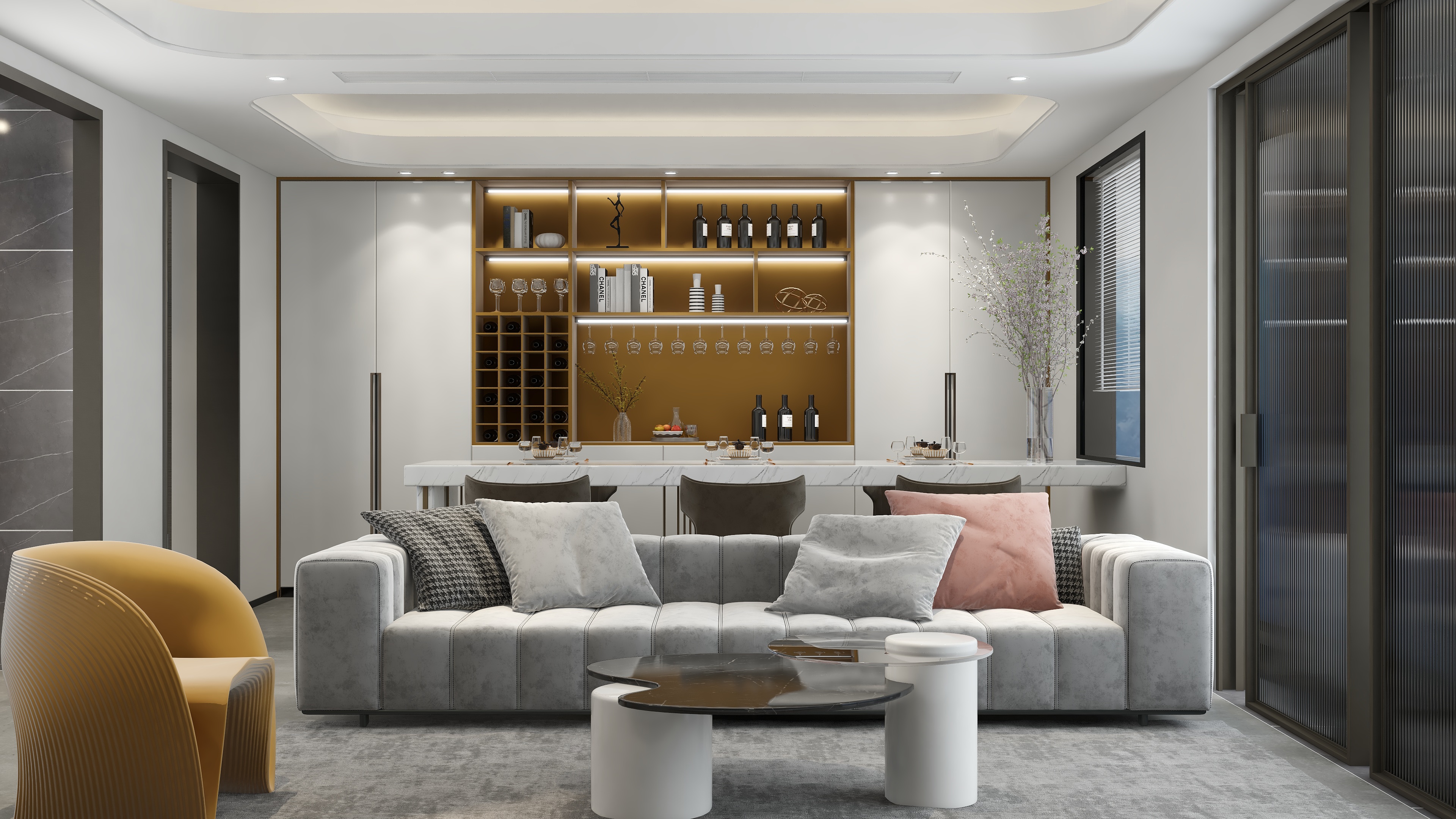 塑梧设计-【素】-138方两层现代装修效果图