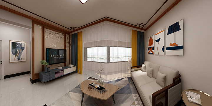 暗夜男爵-天源・龙城溪谷-装修设计方案