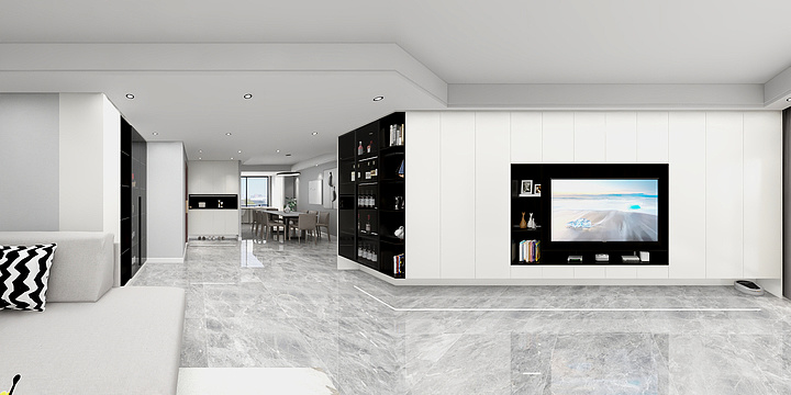 MMLL00-聚湖半岛13-乙-101平面图-装修设计方案