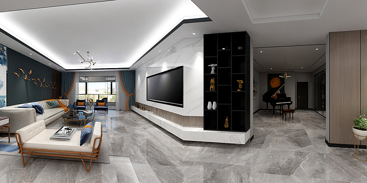 赵峰丨风尚设计-碧桂园国湖-装修设计方案