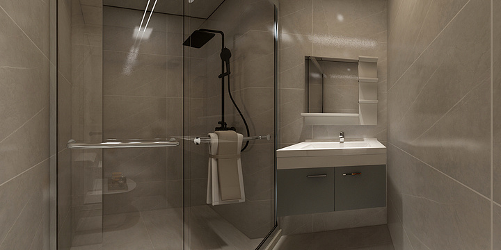 蜂窝板吊顶设计1-未命名户型图-装修设计方案