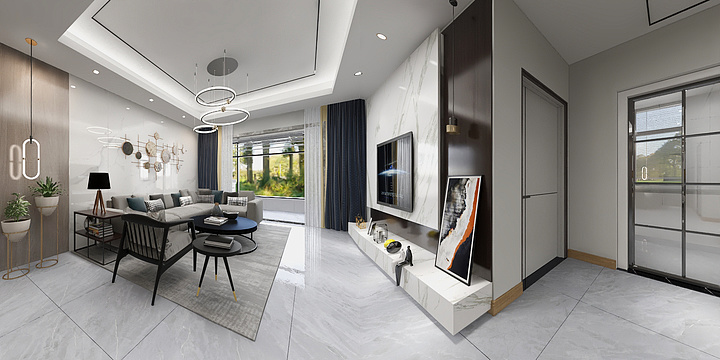 铂辰建材设计部-豫都学府-装修设计方案