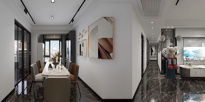 Jun太阳空间-武汉中建御景星城6-3101-装修设计方案