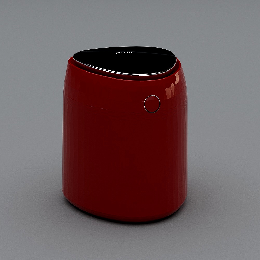 MINIJ小吉-U5红-非水盒内裤机3D模型