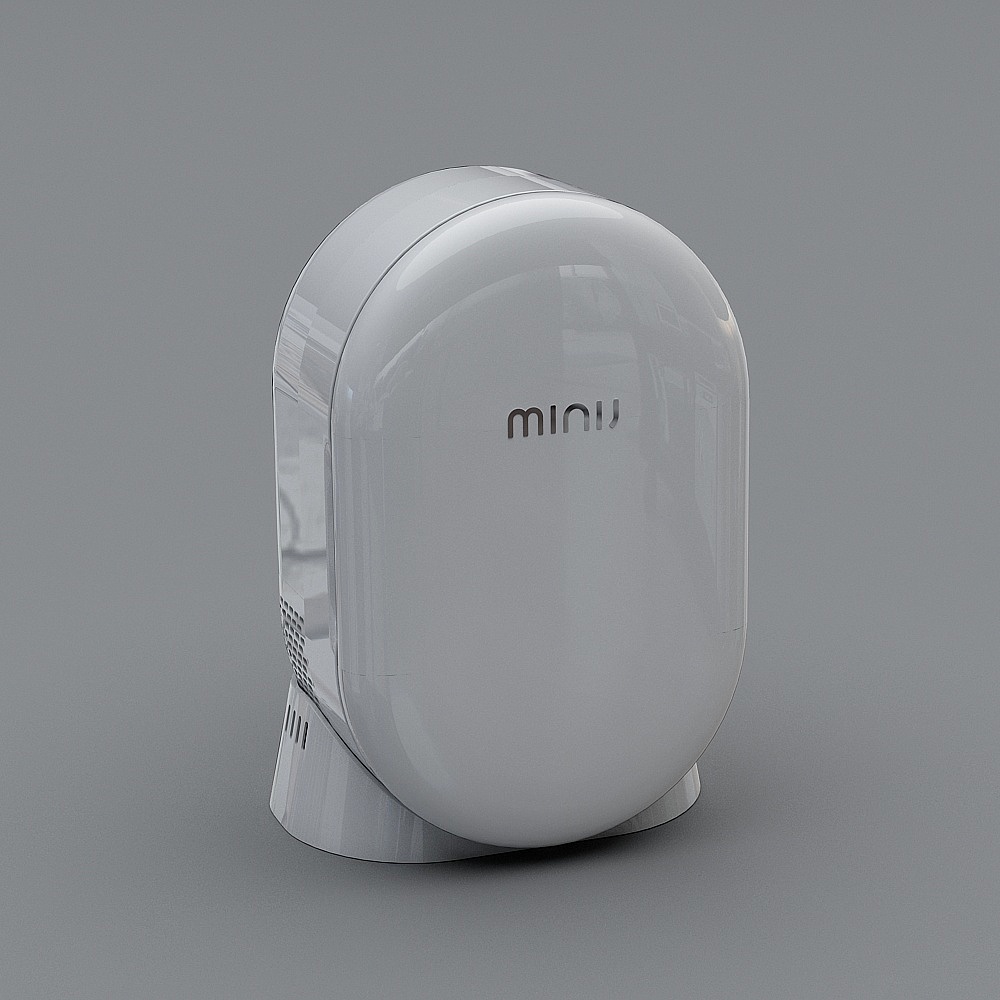 MINIJ小吉-C2 15R白色化妆品小冰箱3D模型