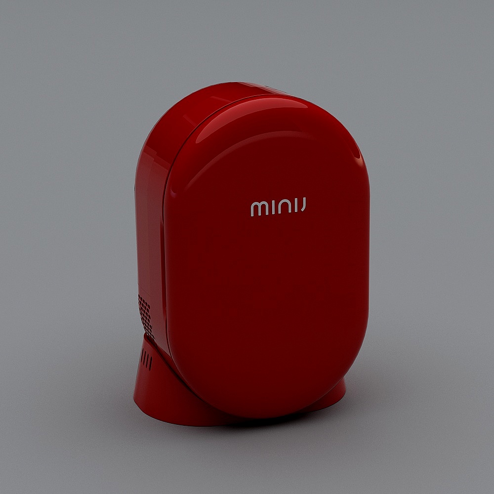 MINIJ小吉-红色化妆品小冰箱
