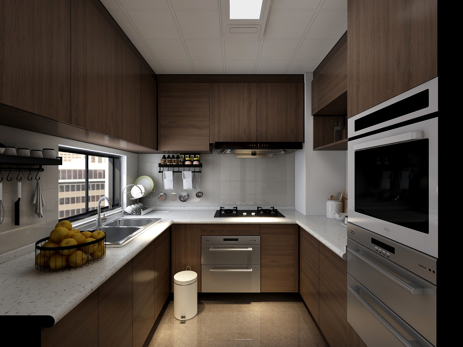 全案设计师罗丹-万科金域缇香122平方精装房改造现代风格装修效果图