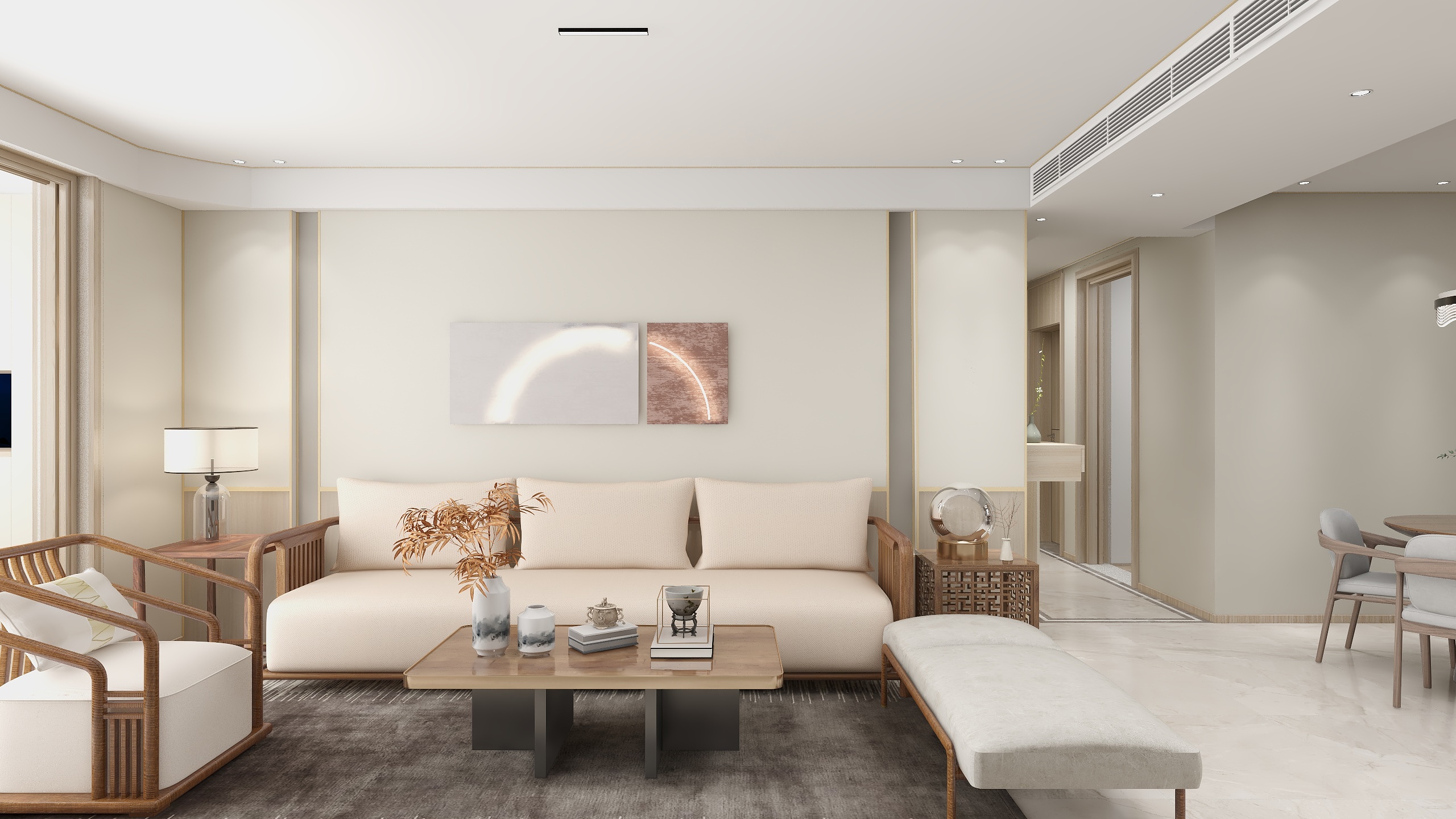 Design叁月-洛达庙-127m²装修效果图