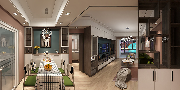 love一平设计-嘉宝现代风-装修设计方案