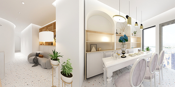 范禧龙-美容院_recover-装修设计方案