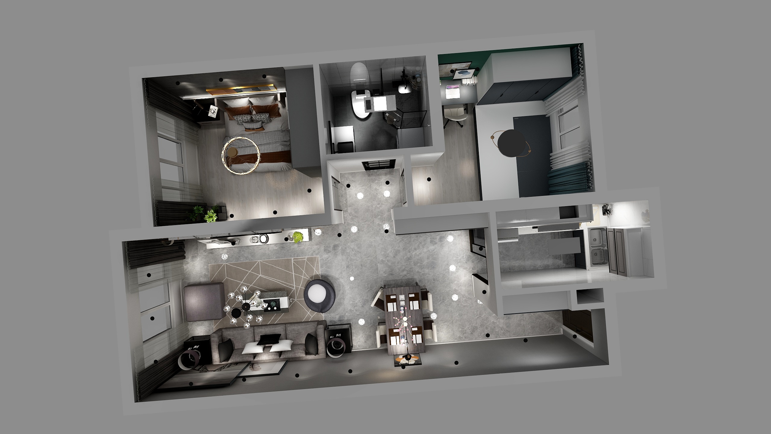 大大怪先生-金地檀悦71-装修设计方案