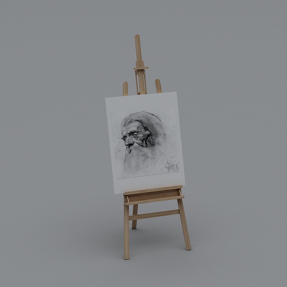 现代美术教室-画架