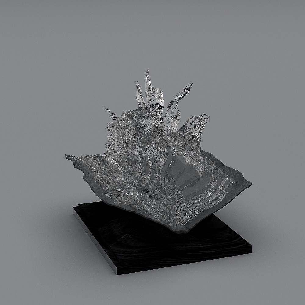 现代水晶雕塑摆件