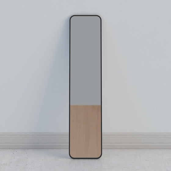 Scandinavian Standing Mirrors,Black