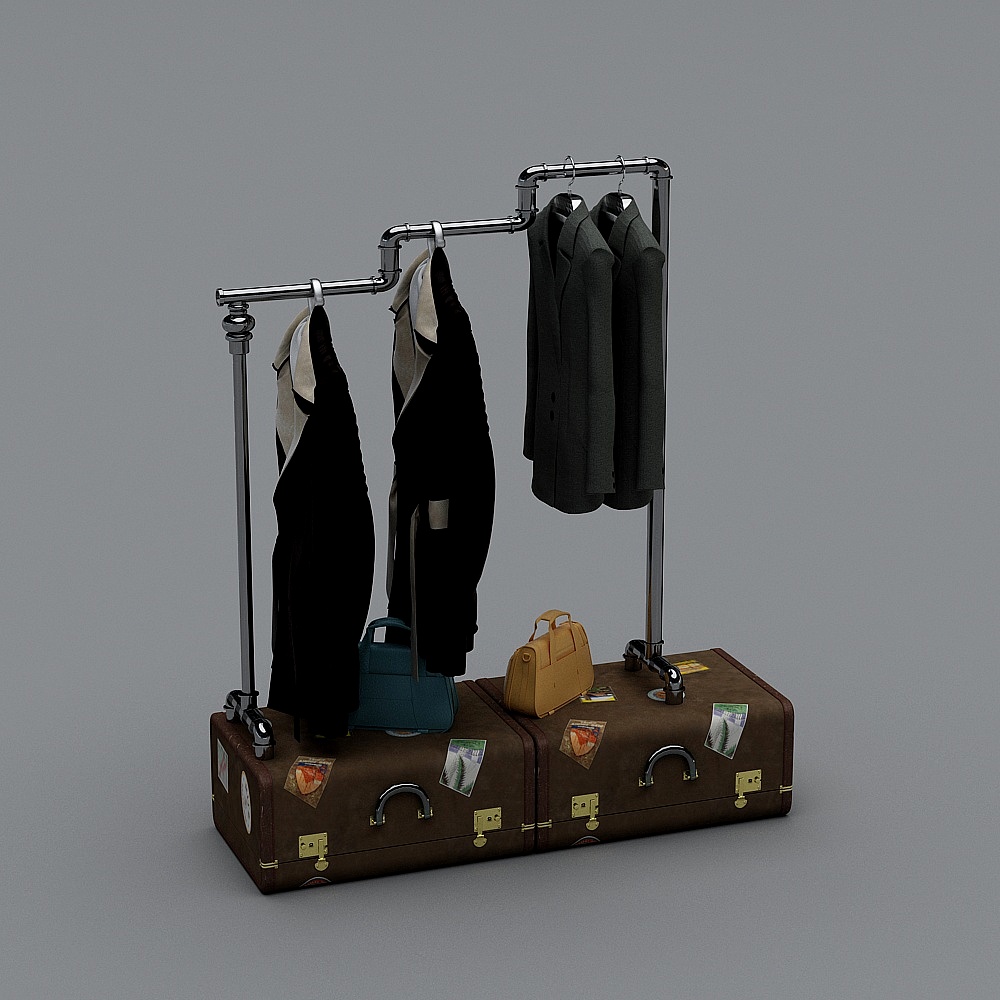 服装店装饰台3D模型