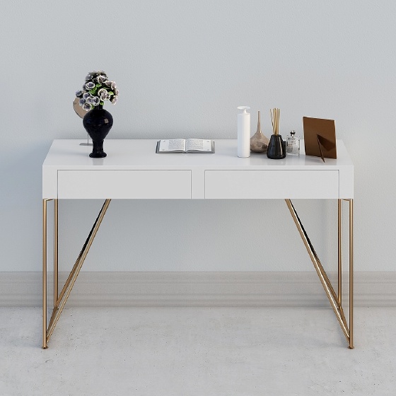 Luxury Desks,Desks,Black+Brown